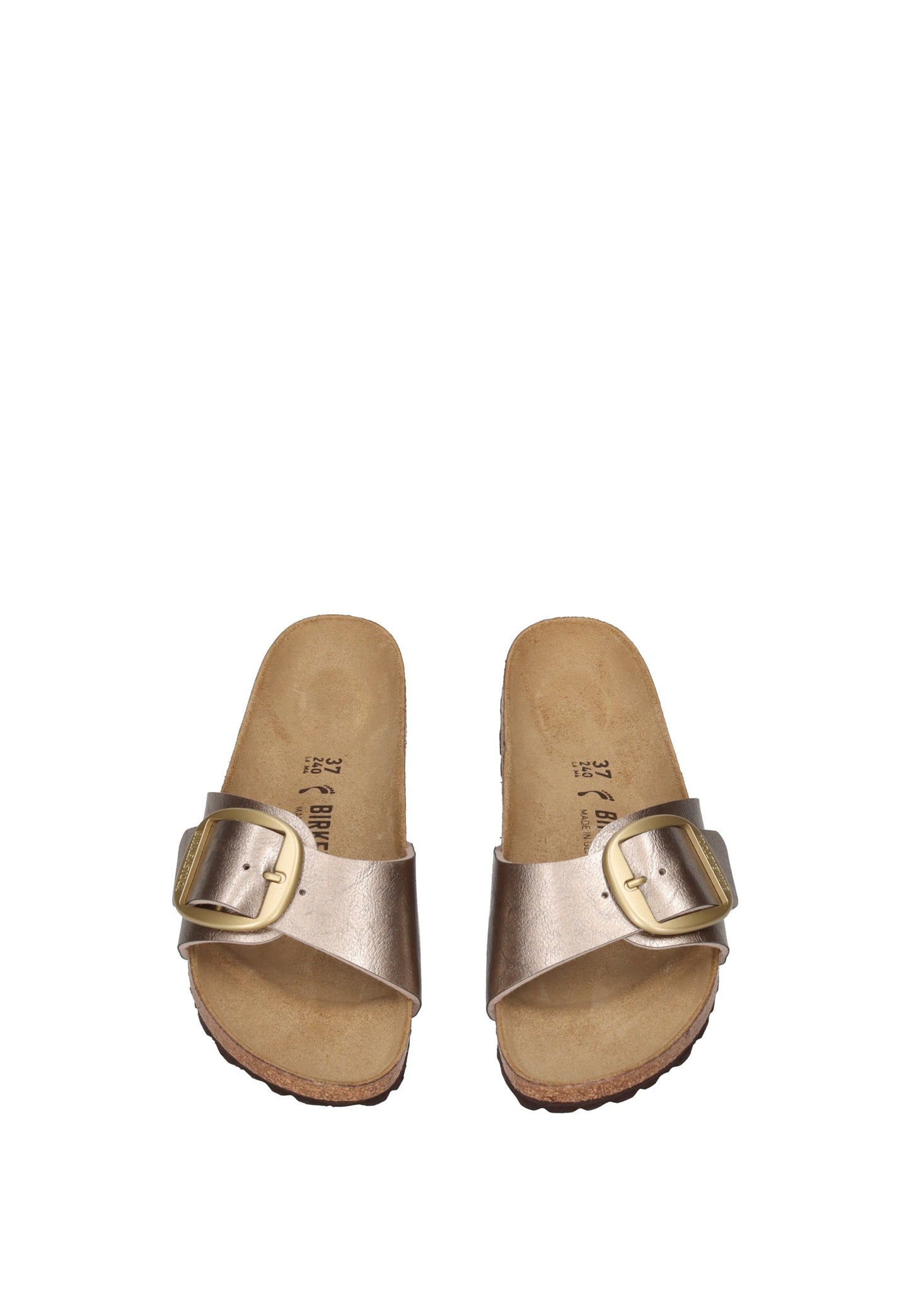 1016237 Sandalo BIRKENSTOCK con tomaia in Birko-Flor e fibbia di metallo regolabile.