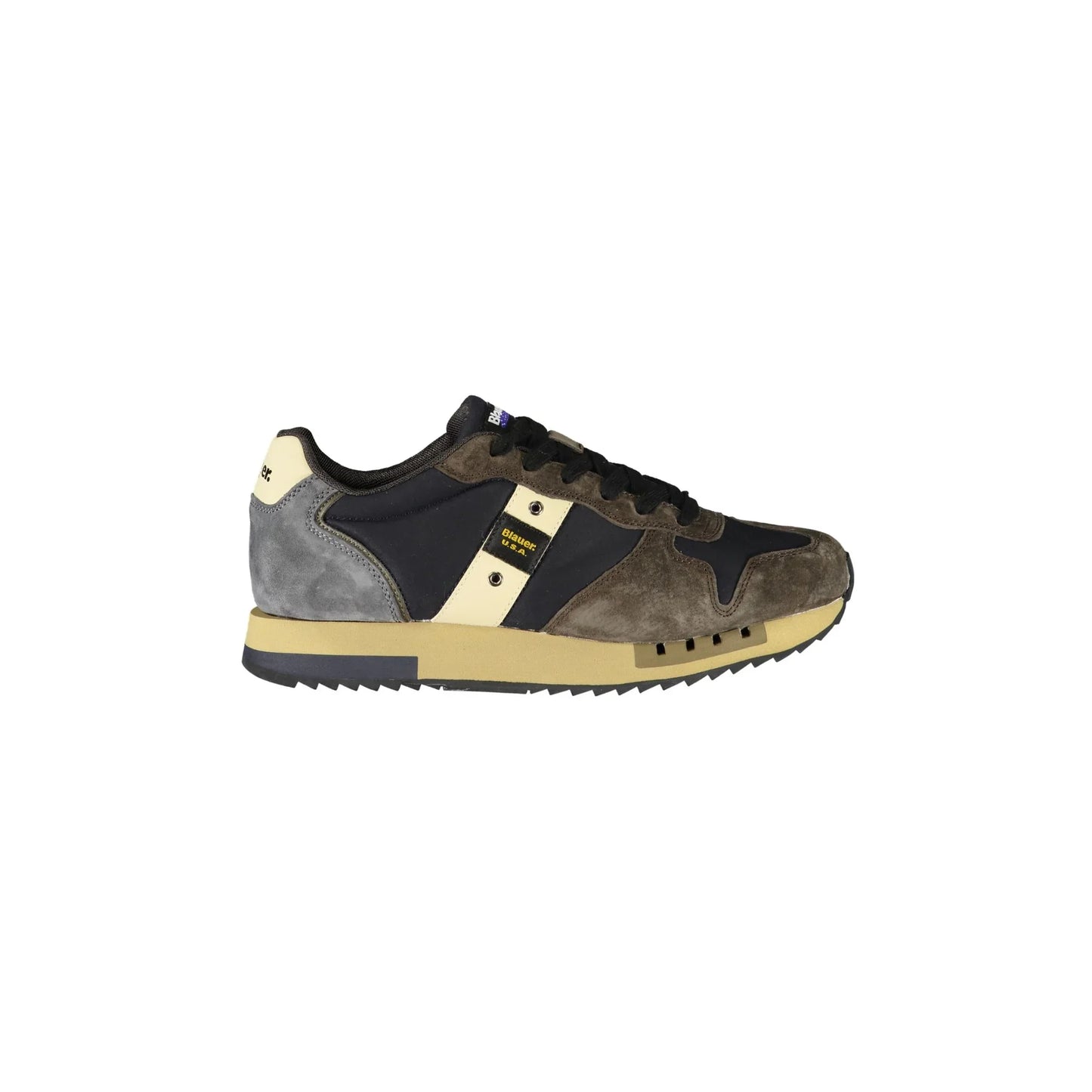BLAUER Herren-Sneaker in Blau mit Schnürsenkeln und kontrastierenden Details