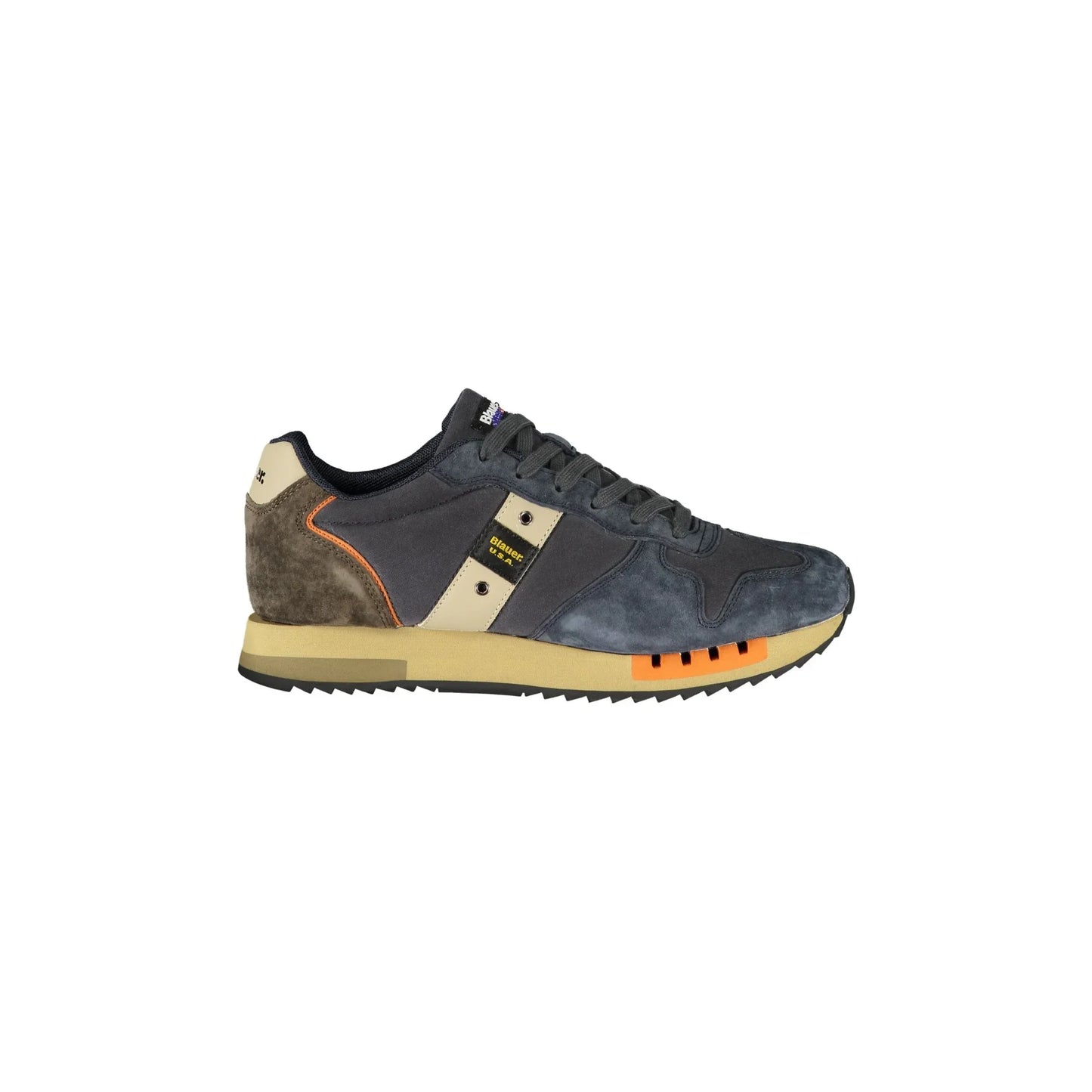 BLAUER Herren-Sneaker in Blau mit Schnürsenkeln und kontrastierenden Details