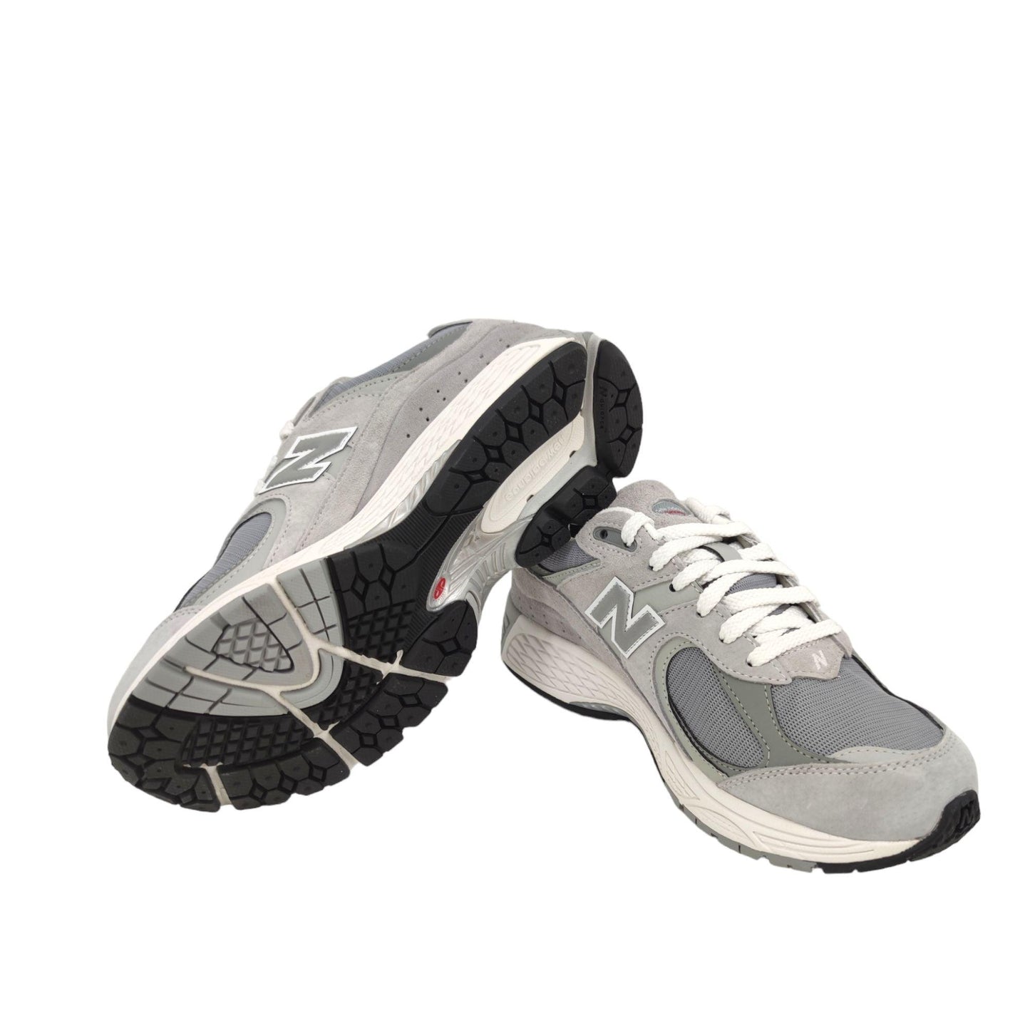 2002R Stahl/Bleirote Schuhe