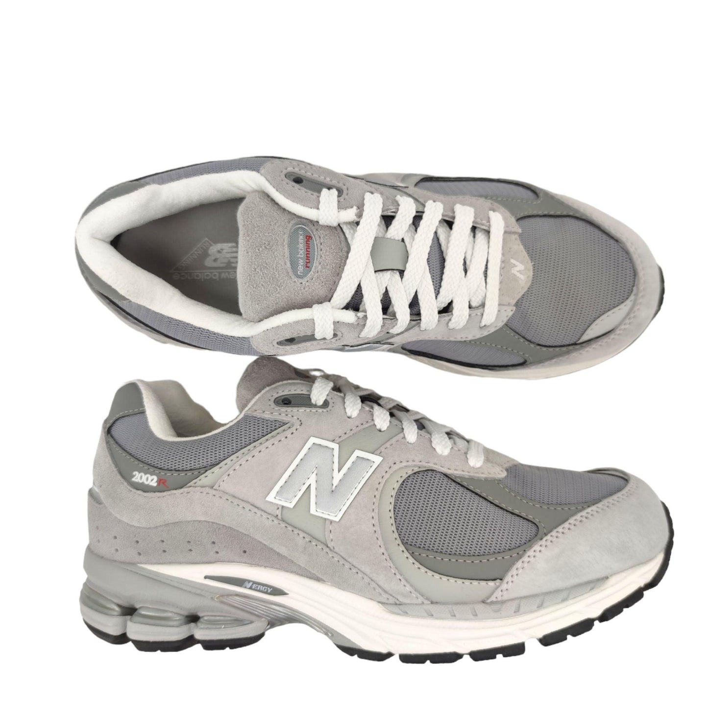 2002R Stahl/Bleirote Schuhe