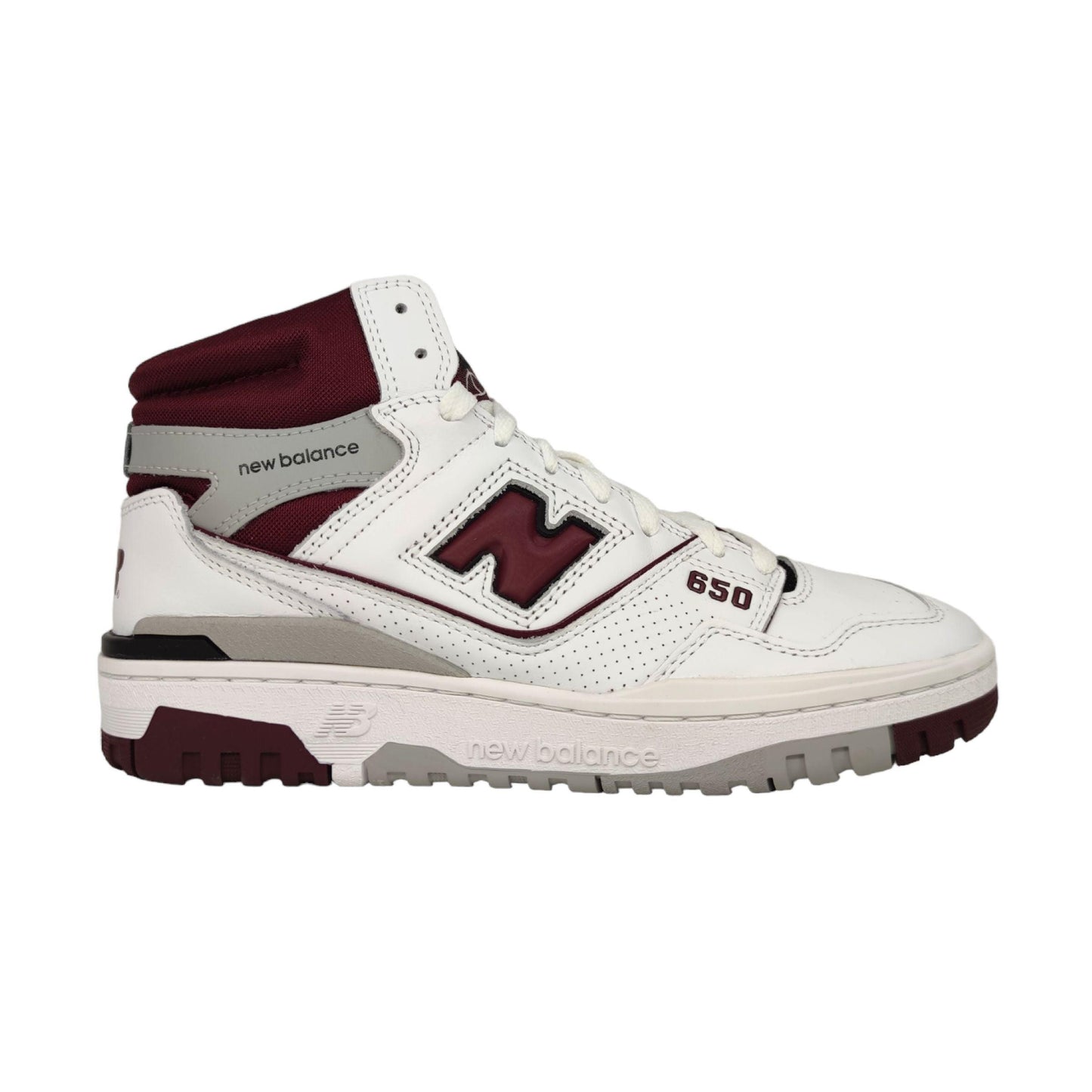 650 White/Bordeaux Shoes