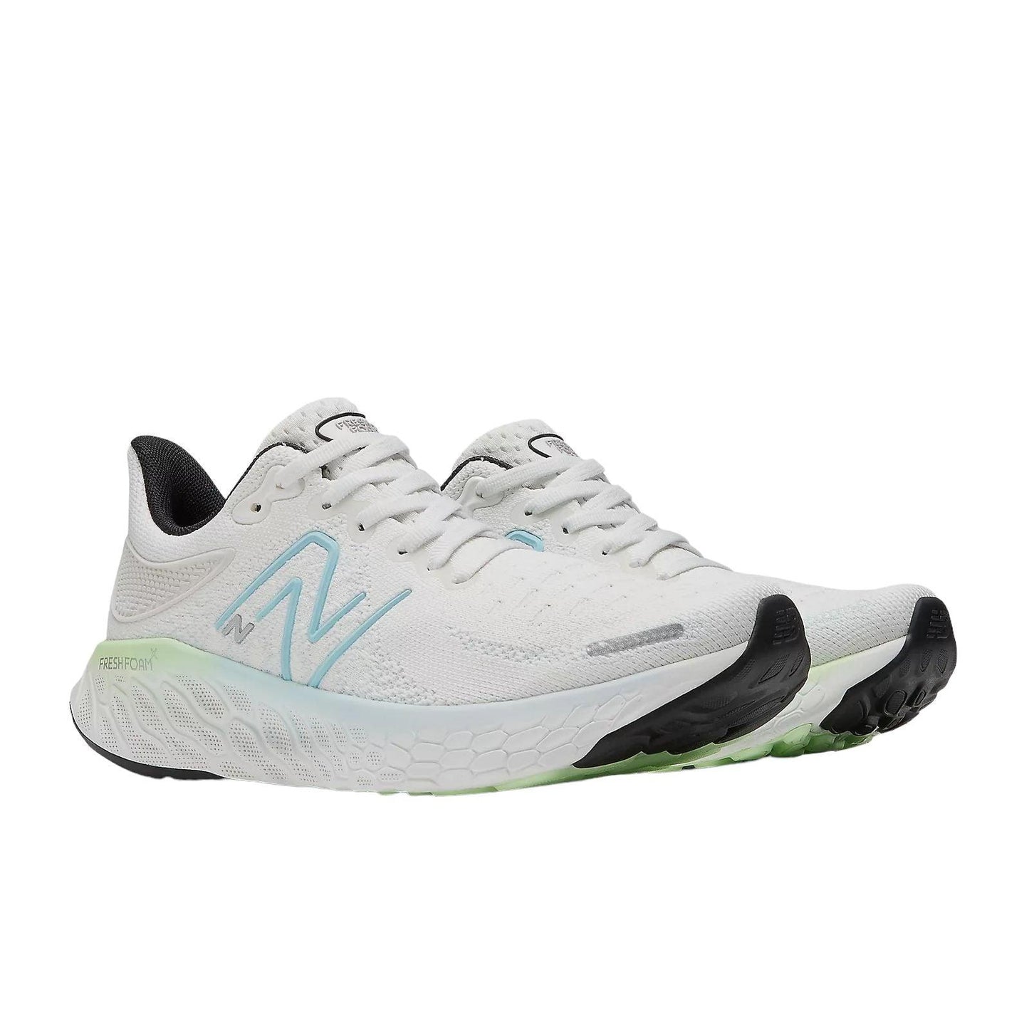Fresh Foam X 1080v12 Women's Shoes White/Bleach Blue/Green Aura