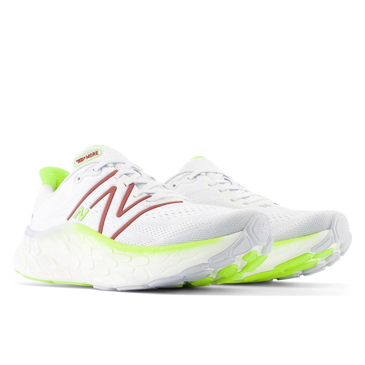 Fresh Foam X More v4 Herrenschuhe Quarzgrau/Gelb