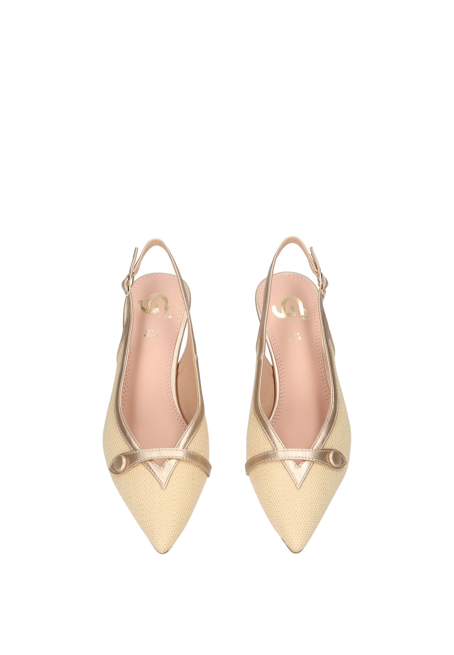 GP988 Slingpumps GOLD&GOLD