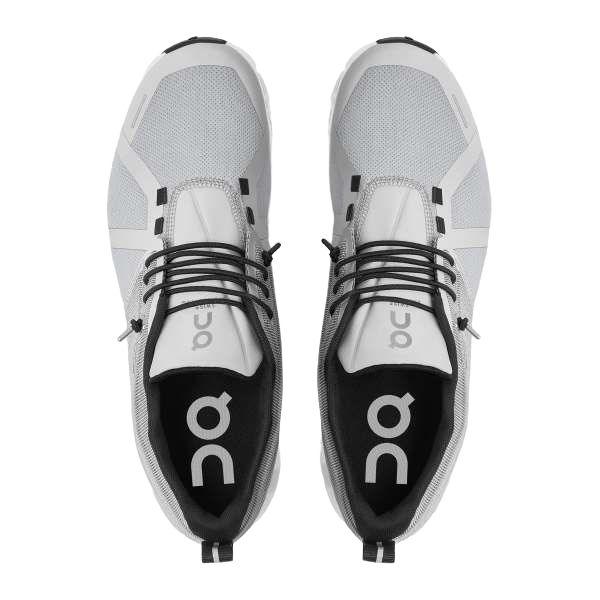 Scarpe Cloud 5 Waterproof Donna Glacier/White viste dall'alto, in colore Glacier/White e design elegante e funzionale.
