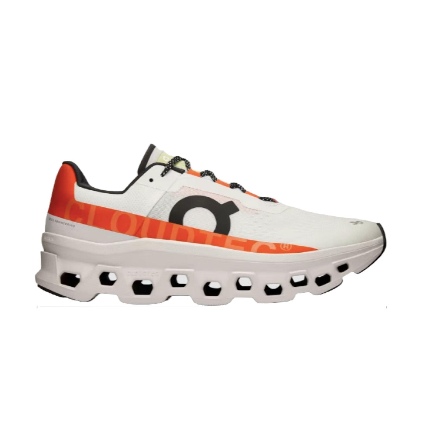 Cloudmonster Men's Shoes Undyed White/Flame