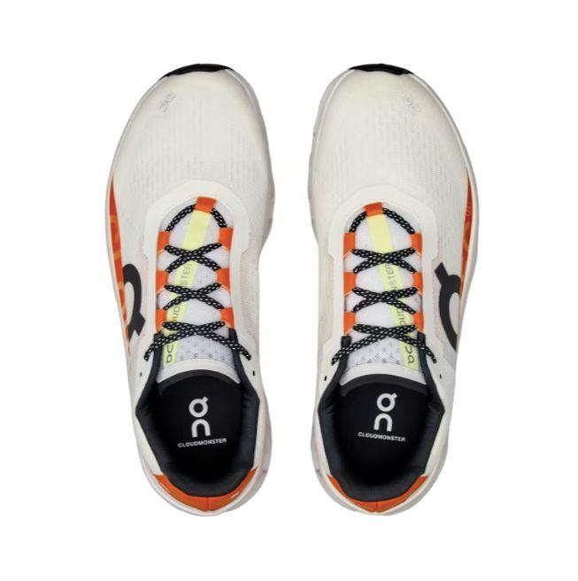 Cloudmonster Men's Shoes Undyed White/Flame