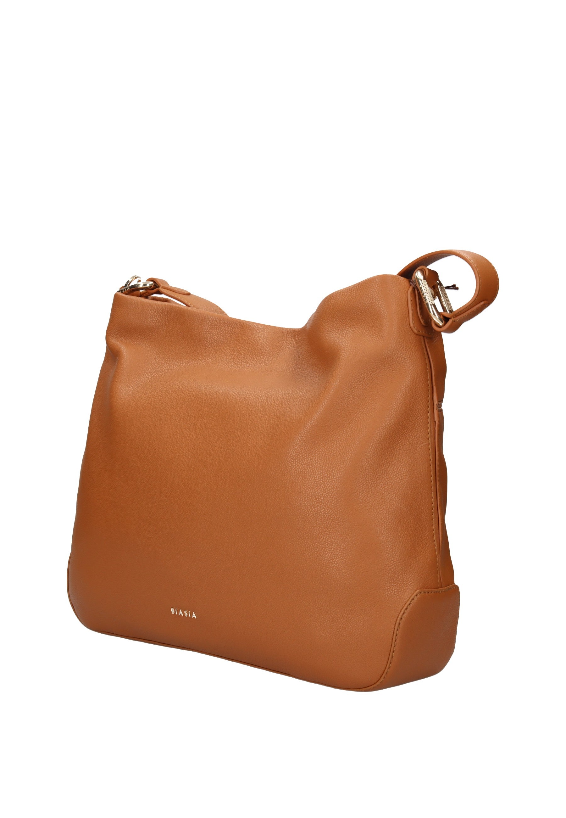 BIBP9E502 Borsa a spalla FRANCESCO BIASIA in pelle nappa elegante e versatile color cuoio.