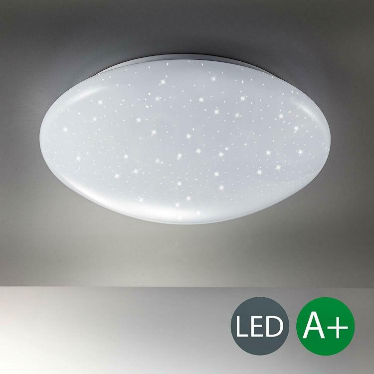 22W LED-Deckenleuchte, kreisförmig, Sternenhimmel-Effekt, Glitzer-Kronleuchter