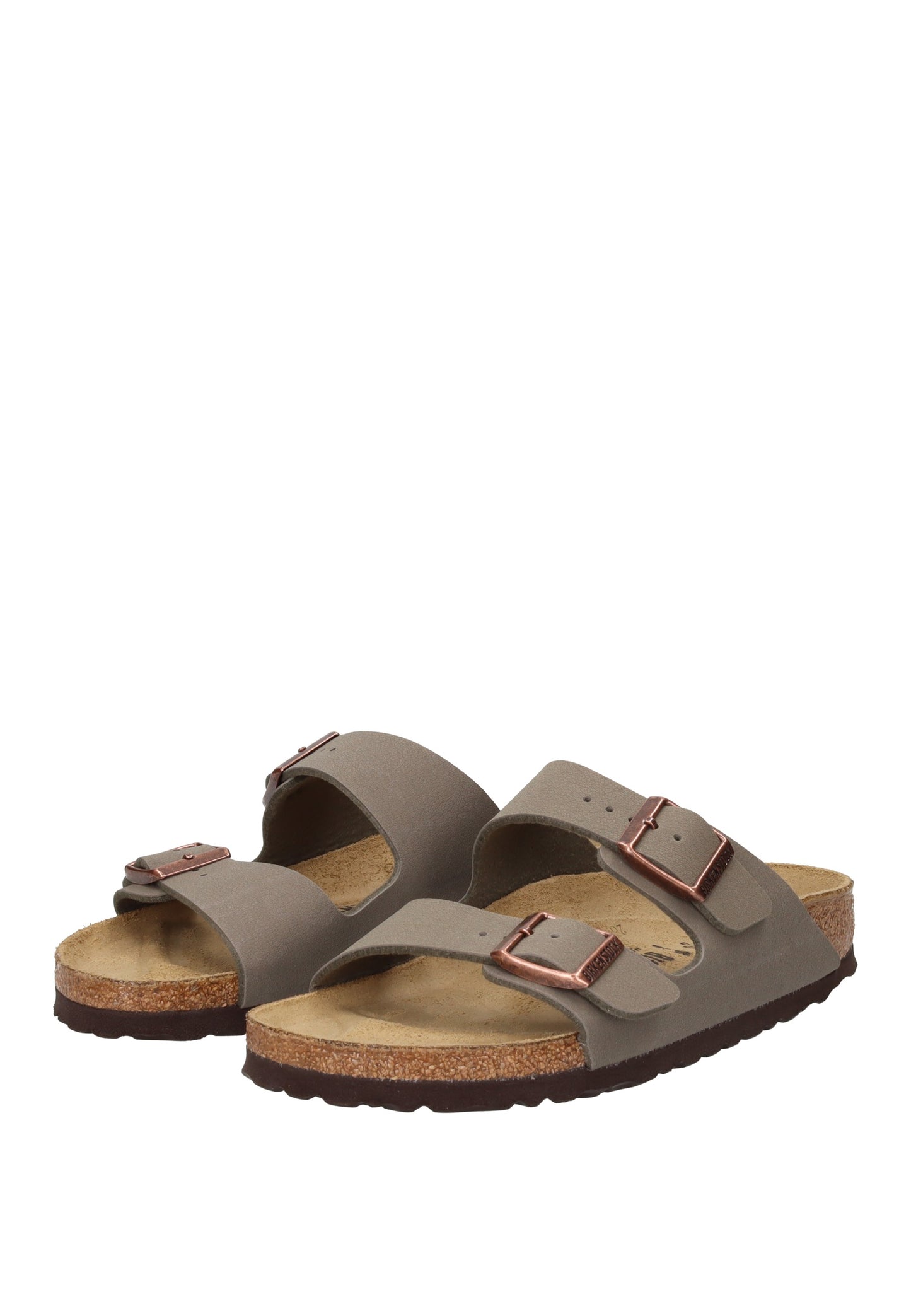 151213 Sandalo BIRKENSTOCK in pelle scamosciata con due cinturini e fibbie regolabili, suola in EVA.